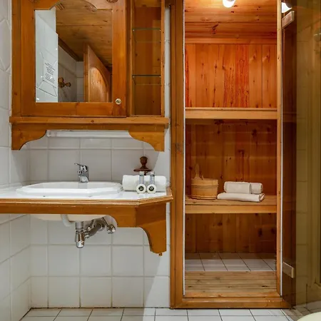 Le Cristal Mb1 Mont-blanc View, Pool, Private Sauna & Parking - Happy